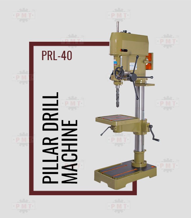 40mm Pedestal Drill Machine-Cross Left 