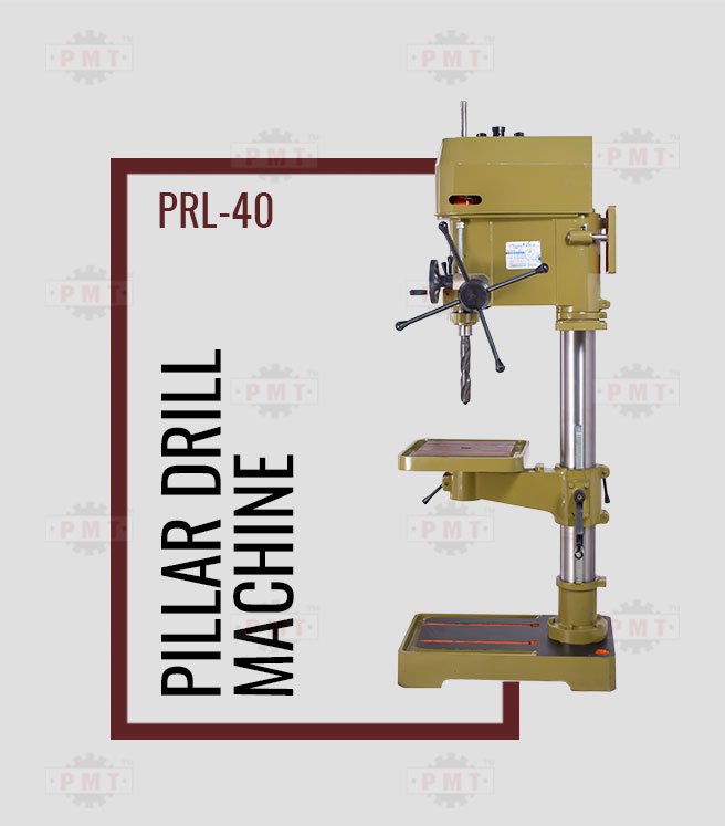 40mm Pedestal Drill Machine-Side Left