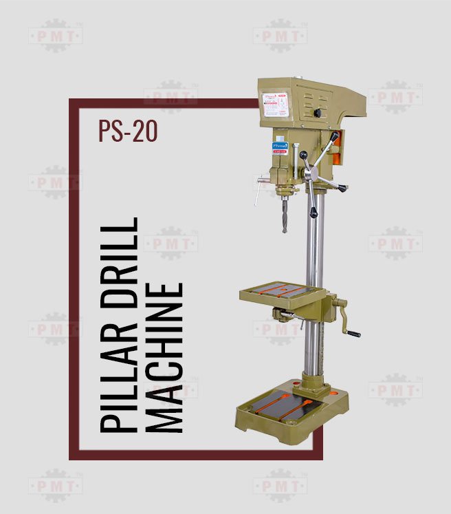 20mm Pedestal Drill Machine-Cross Left