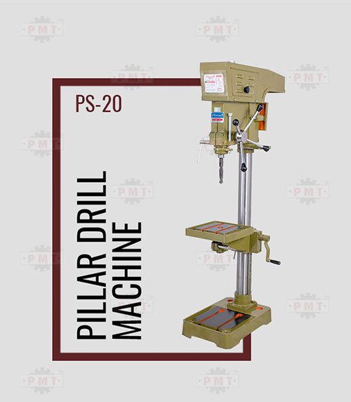 20mm Pedestal Drilling Machine-Cross Left