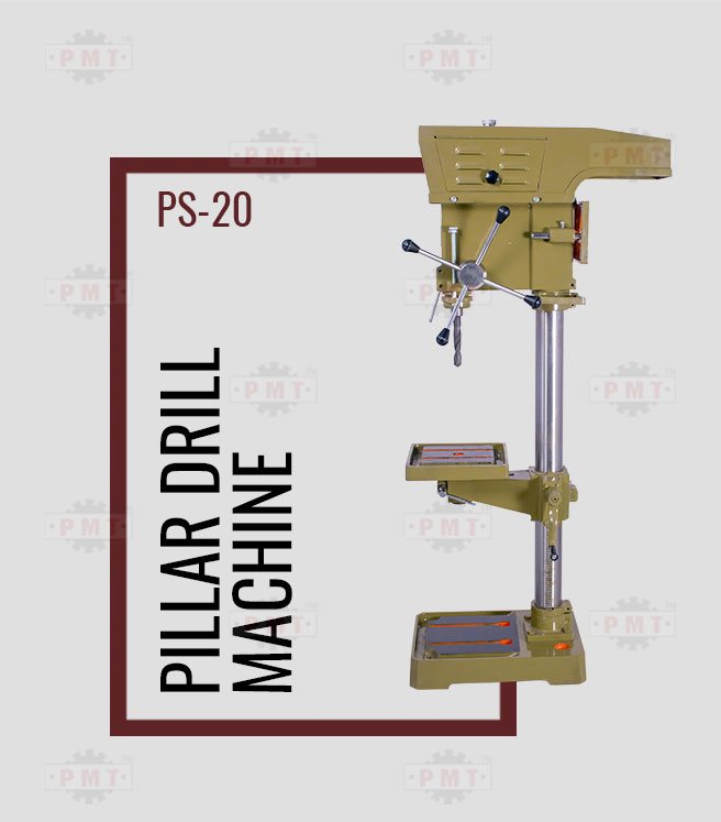 20mm Pedestal Drill Machine-Side Left