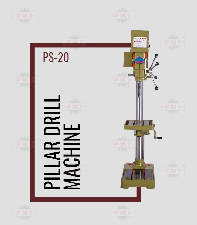 20mm Pedestal Drill Machine-Straight Front