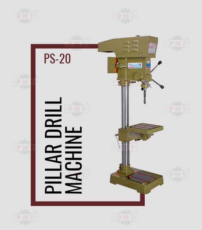 20mm Pedestal Drill Machine-Cross Right