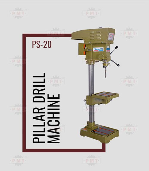 20mm Pedestal Drilling Machine-Cross Right