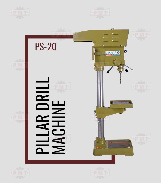 20mm Pedestal Drill Machine-Side Right