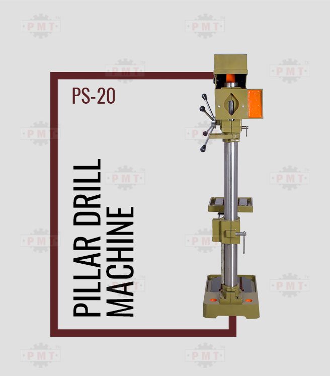 20mm Pedestal Drill Machine-Straight Back