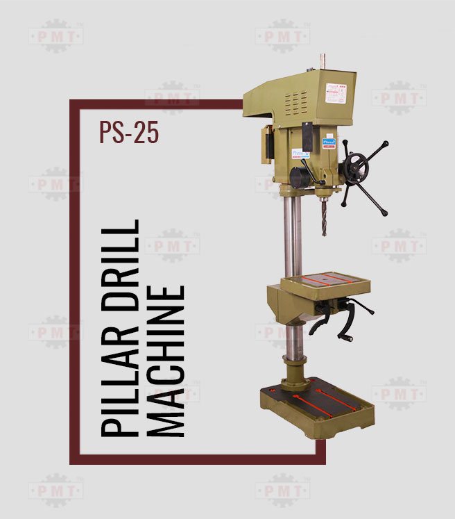 25mm Pedestal Drill Machine-Cross Right