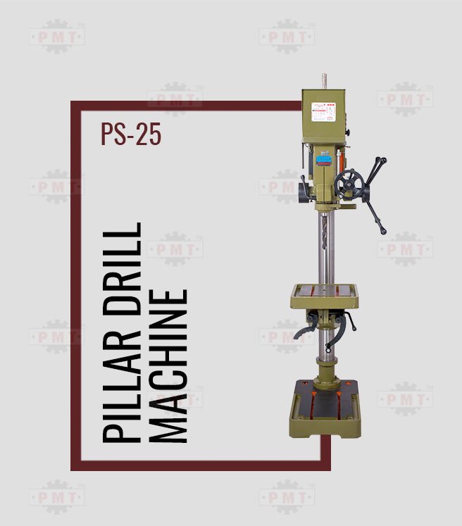 25mm Pedestal Drill Machine-Straight Front