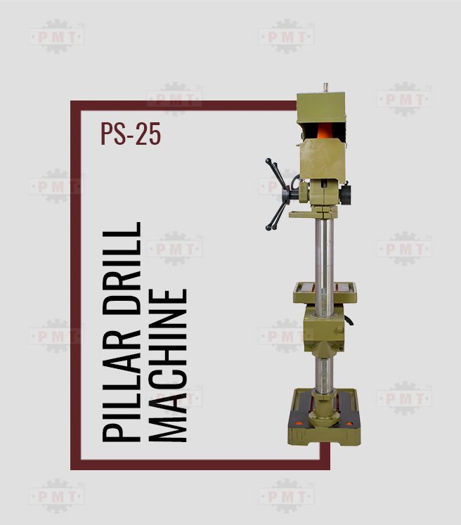 25mm Pedestal Drill Machine-Straight Back