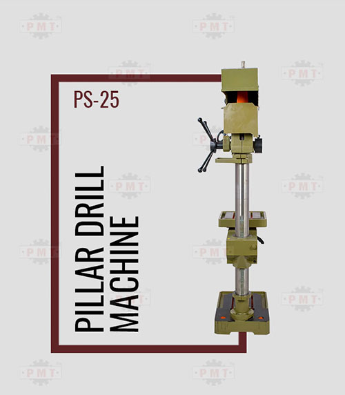 25mm Pedestal Drilling Machine-Straight Back