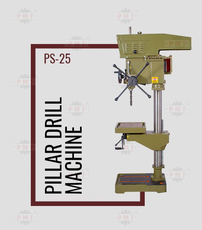 25mm Pedestal Drill Machine-Side Left