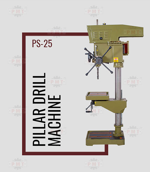 25mm Pedestal Drilling Machine-Side Left