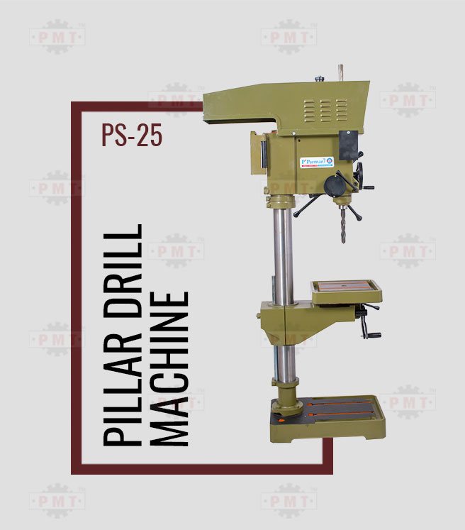 25mm Pedestal Drill Machine-Side Right