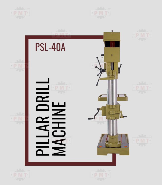 40mm Column Drill Machine-Straight Back