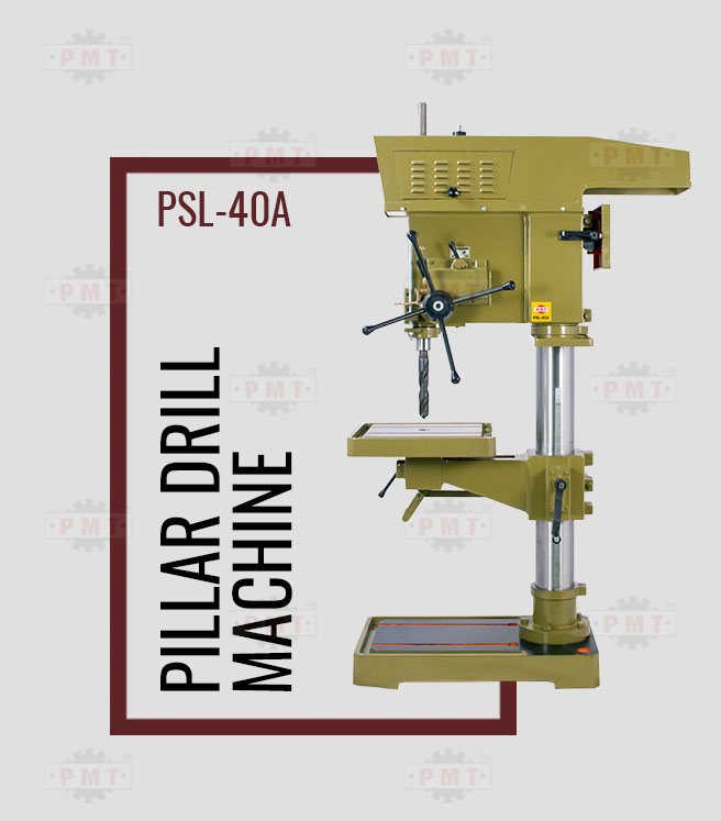 40mm Column Drill Machine-Side Left