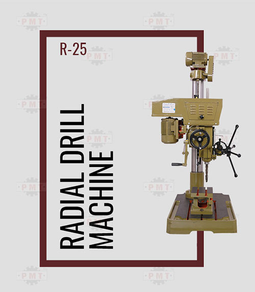 25mm Radial Drill Press Machine-Straight Front