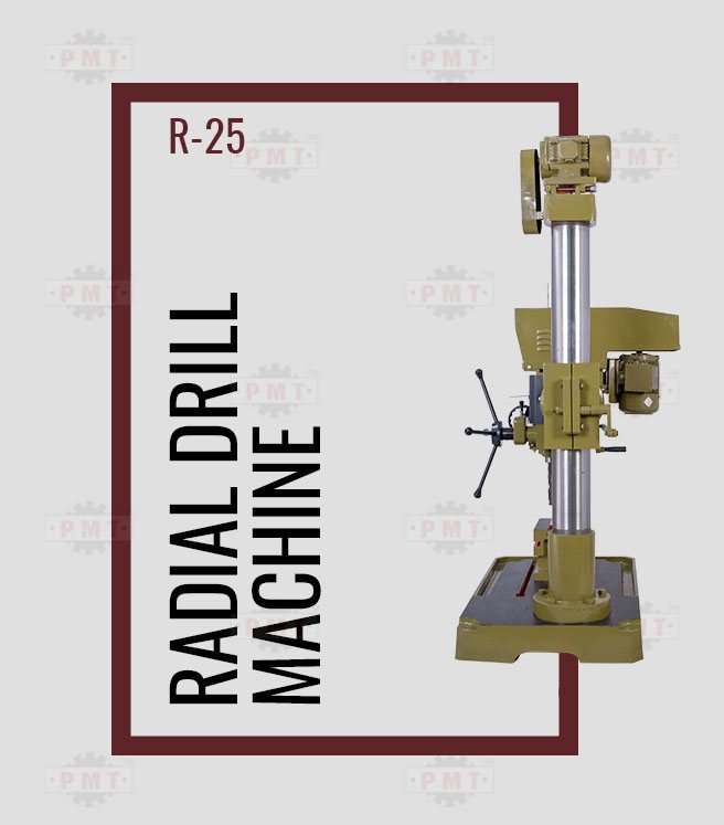 25mm Radial Drilling Press Machine-Straight Back