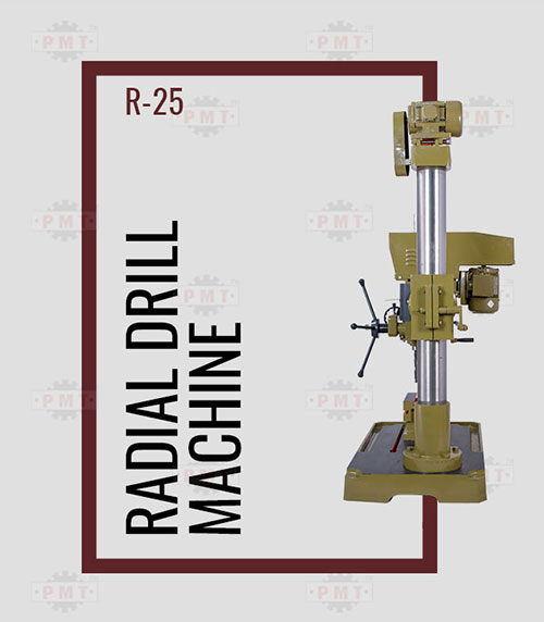 25mm Radial Drill Press Machine-Straight Back