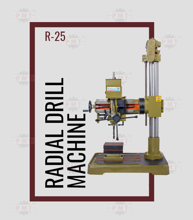 25mm Radial Drilling Press Machine-Side Left