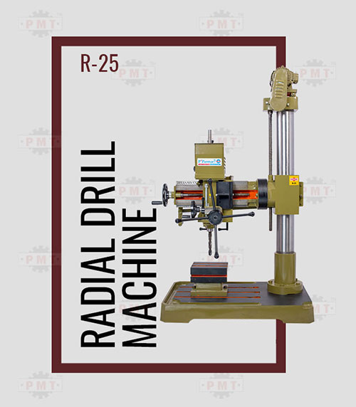 25mm Radial Drill Press Machine-Side Left