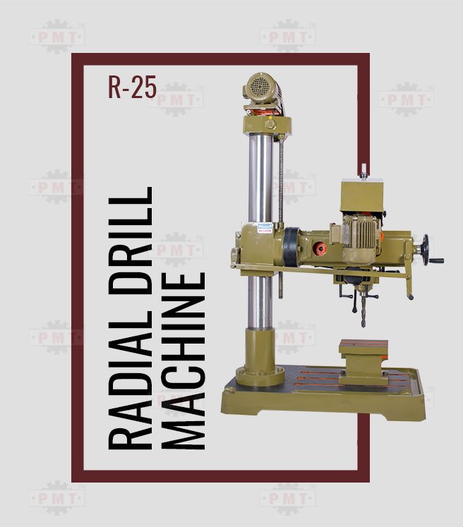 25mm Radial Drilling Press Machine-Side Right