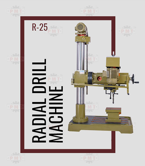 25mm Radial Drill Press Machine-Side Right