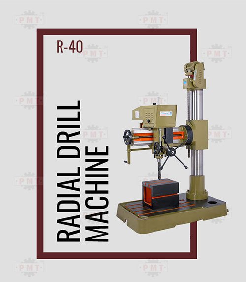 40mm Radial Drill Press Machine-Cross Left