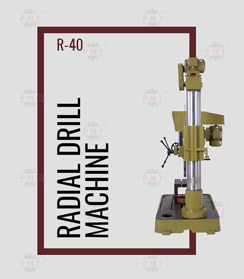 40mm Radial Drill Press Machine-Straight Back