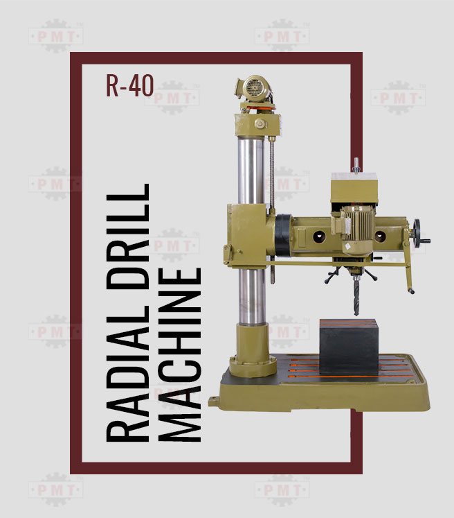 40mm Radial Drilling Press Machine-Side Right