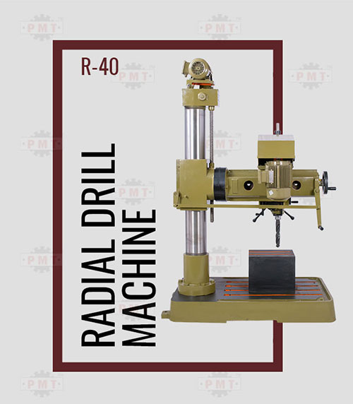 40mm Radial Drill Press Machine-Side Right