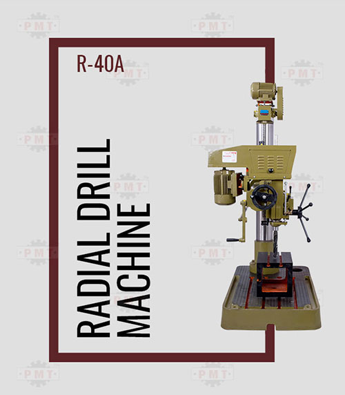 40mm Radial Drill Machine-Straight Front