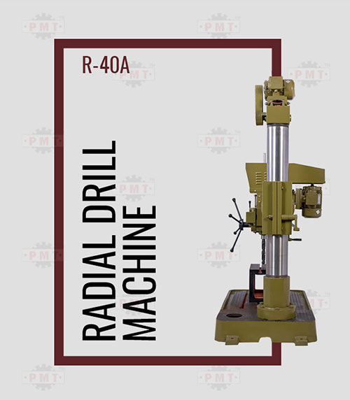 40mm Radial Drill Machine-Straight Back